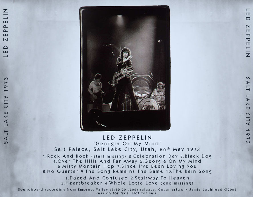 led zeppelin salt lake city