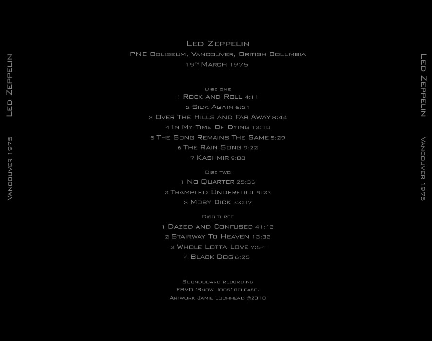led zeppelin vancouver 75