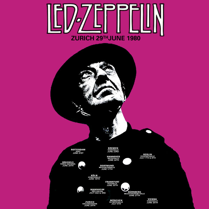 led zeppelin zurich 1980