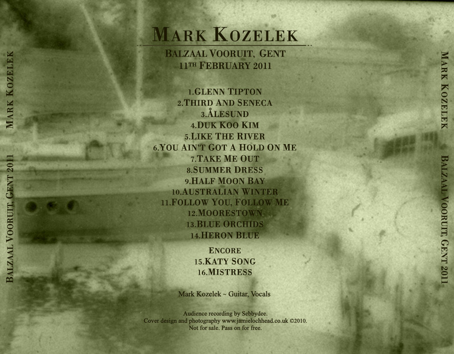 mark kozelek gent 2011