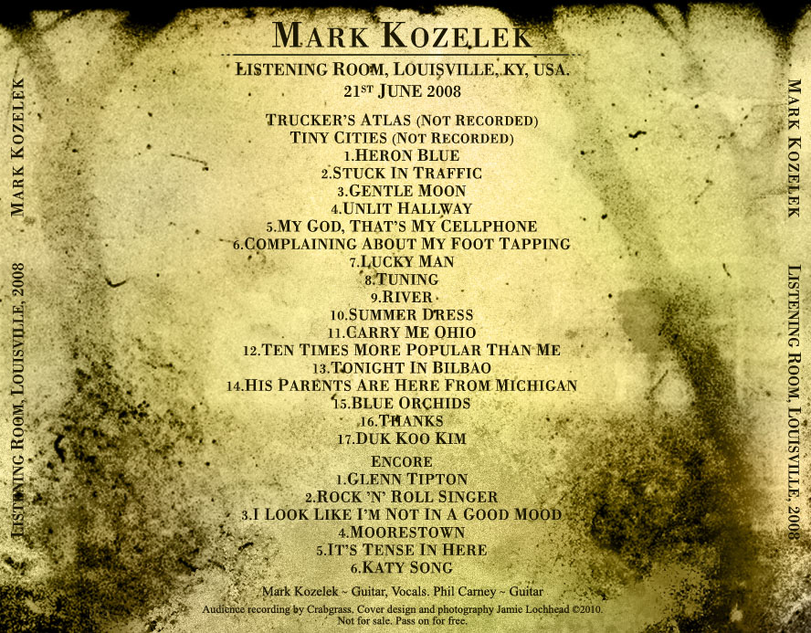 mark kozelek louisville 2008